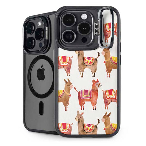 Alpacas by Cat Coq iPhone 14 Pro Kickstand Case